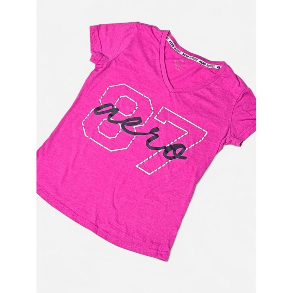 Vintage Aeropostale Y2K Baby Tee, Pink, Size Small